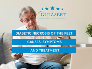 Diabetic necrosis of the feet